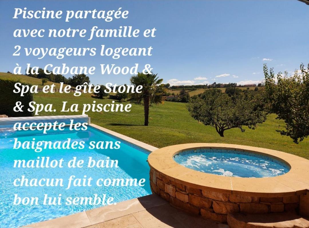 Gite Stone & Spa Chasselay ภายนอก รูปภาพ